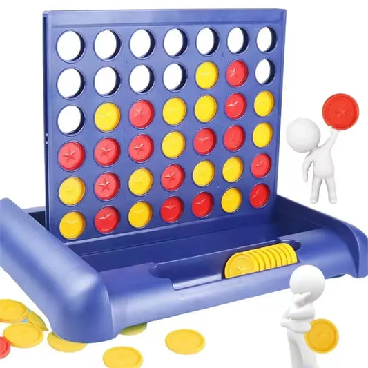 Jeu d'échecs de Bingo quatre en une rangée, jeu de société familial classique, jouets éducatifs amusants pour enfants, jeu de société de divertissement