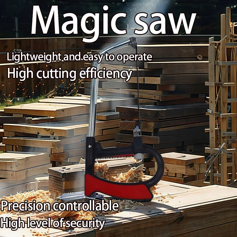 Kit de scie à main polyvalente avec scie à métaux en acier pour métal, bois, verre, Mini ensemble d'outils de bricolage pour l'artisanat et la modélisation du bois