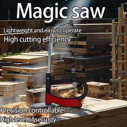 Kit de scie à main polyvalente avec scie à métaux en acier pour métal, bois, verre, Mini ensemble d'outils de bricolage pour l'artisanat et la modélisation du bois