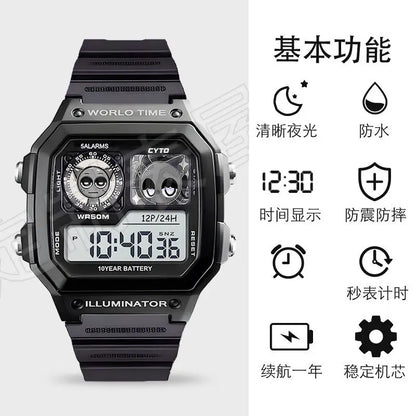 Kawaii Sprunki dessin animé enfants montre Sport montres bracelet en Silicone LED étanche montre numérique pour enfants montre-bracelet électronique