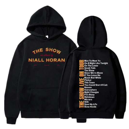 Niall Horan 2024 le spectacle vivre sur la tournée esthétique surdimensionné sweat hommes femmes Hip Hop Vintage Concert sweat à capuche Fans cadeau