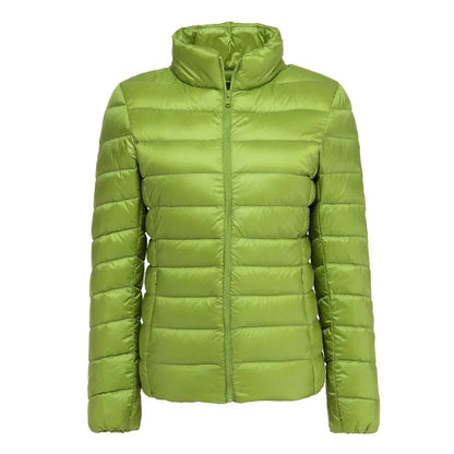 2025 nouveau UZZDSS automne femmes ultraléger mince doudoune 90% duvet de canard blanc vestes à capuche manteaux costume vestes WYRF 1051968