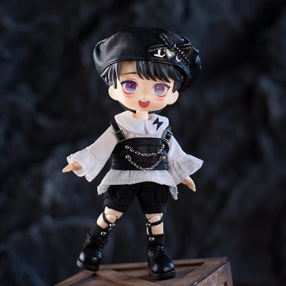 Ensemble de vêtements de style doux et cool, obitsu11, gSC Molly, tambours YMY 1/12 BJD 9, chapeau, chemise, pantalon, chaussettes, accessoires vestisens