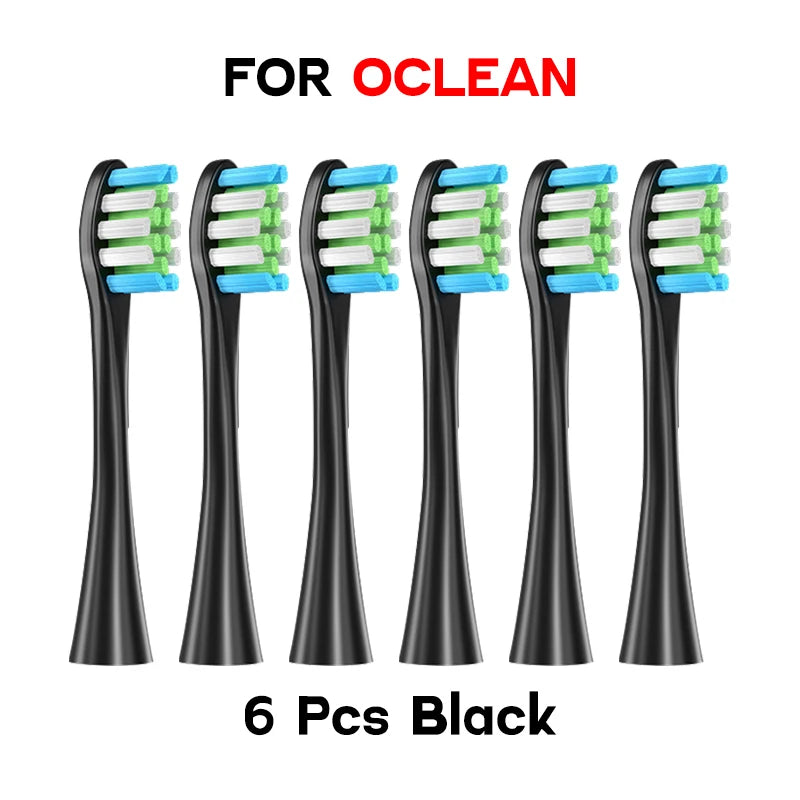 Têtes de brosse à dents de rechange, 10 pièces, pour Oclean, gamme complète, buses DuPont souples, scellées sous vide, emballées