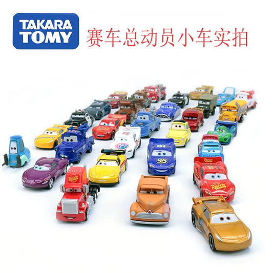 Tomy Tomica-Modèle de véhicule édition spéciale pour garçons, jouets moulés sous pression, voiture Tokyo, McQueen, Mater, Finn, McMissile, cadeau de collection, 1/64