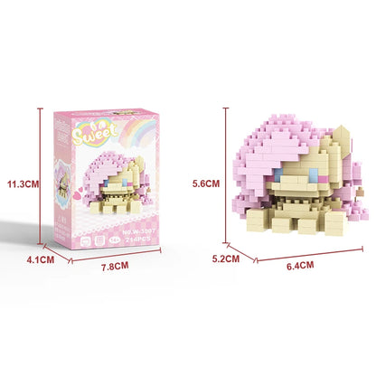 Blocs de construction mon petit poney, l'amitié est magique, princesse Cadance Twilight Sparkle, jouets de dessin animé, cadeau pour enfants