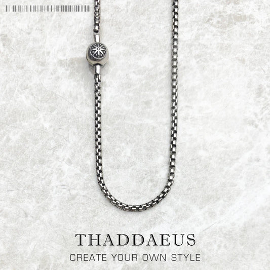 Collier chaîne à maillons à breloques de base, brin de marque, Bijoux à la mode, Style européen, Bijoux en argent Sterling 925, cadeau pour hommes et femmes
