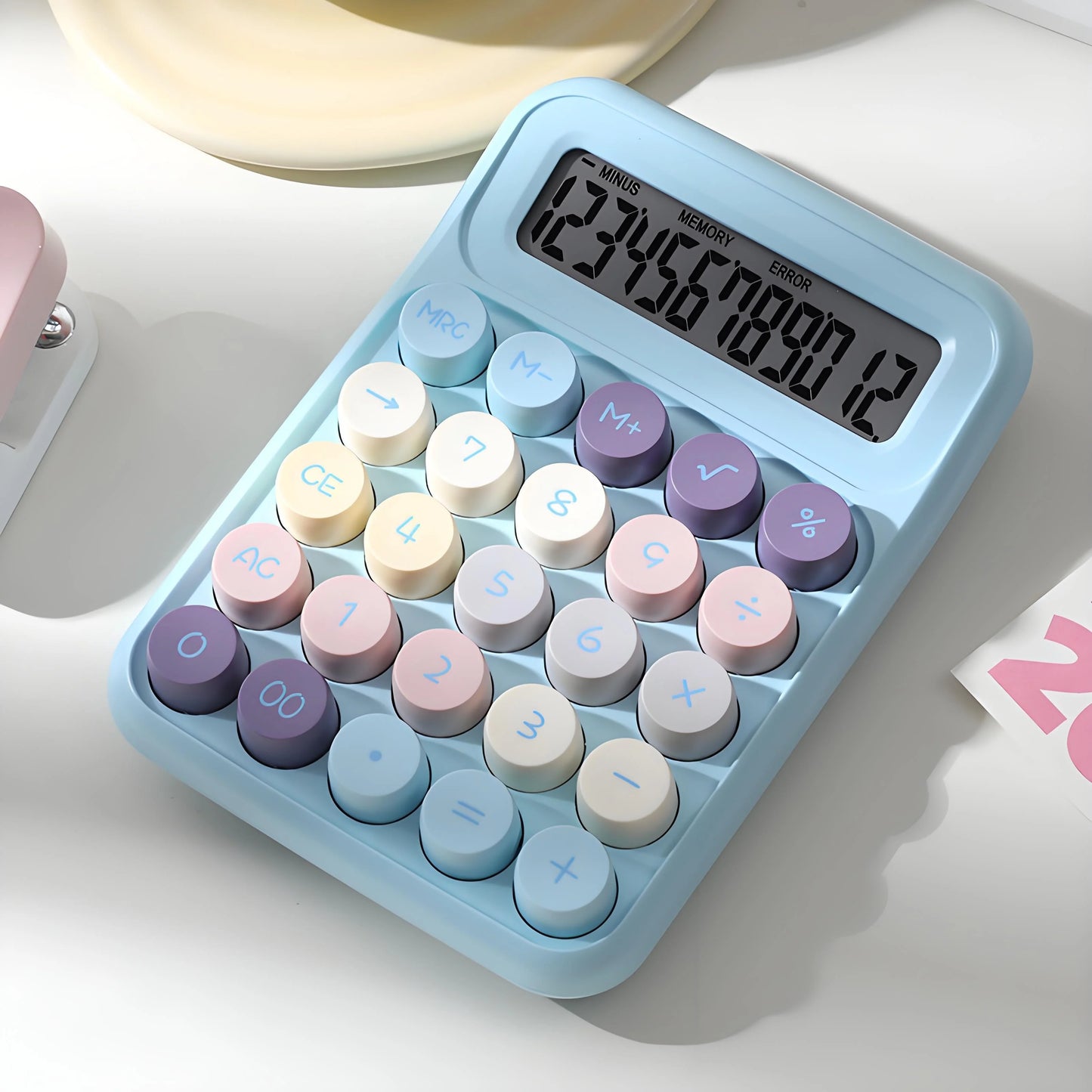 Calculatrice avec double alimentation,