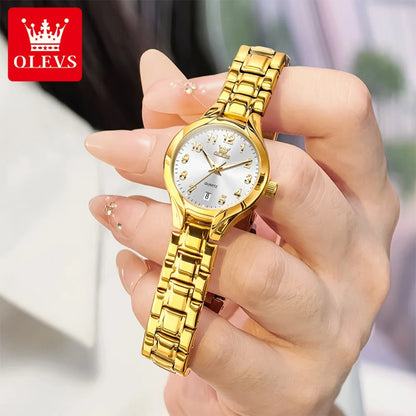 OLEVS 3650 montre à Quartz de luxe étanche montre lumineuse