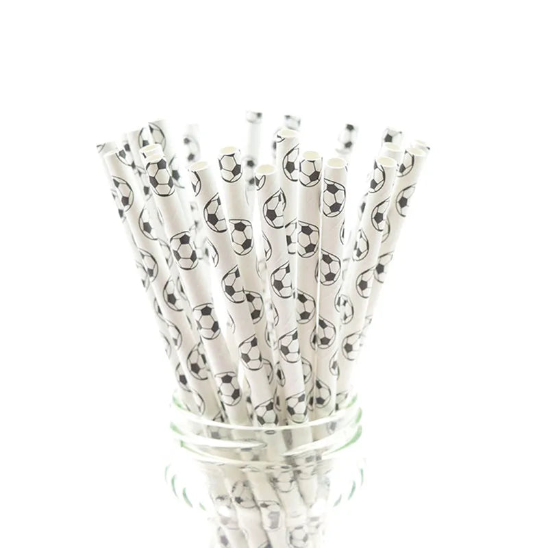 Pailles en Papier Noir à Rayures Étoiles, Moustache, Zèbre, pour Décoration de ixPréChristophe, Mariage, Anniversaire, Halloween, 25 Pièces