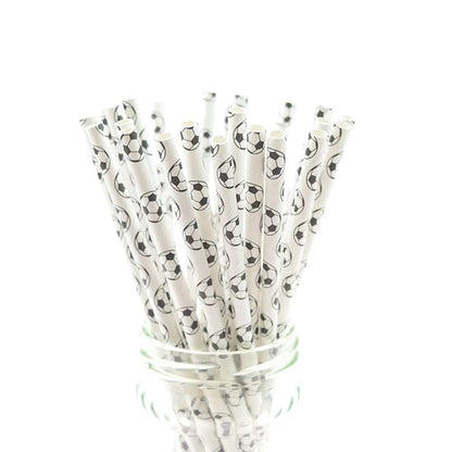 Pailles en Papier Noir à Rayures Étoiles, Moustache, Zèbre, pour Décoration de ixPréChristophe, Mariage, Anniversaire, Halloween, 25 Pièces