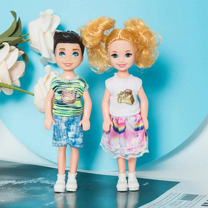 Accessoires de poupée Mini Kelly de 5 pouces, vêtements de poupée Chelsea à la mode, tenues de fête, jouets pour enfants filles, cadeau d'anniversaire