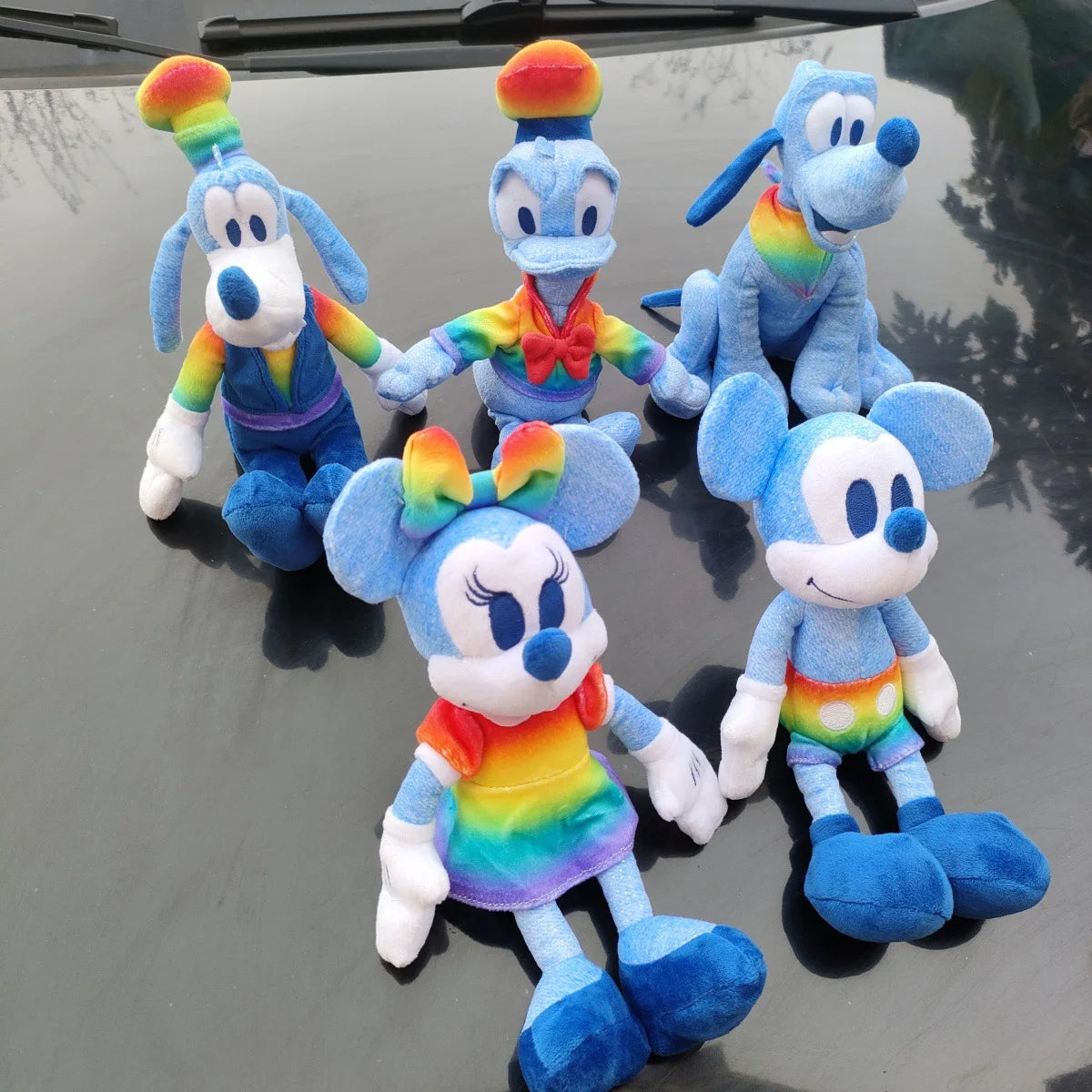 20/25 cm Mickey Minnie peluche Donald canard Goofy chien poupée Winnie l'ourson poupée jouet pour enfants cadeau