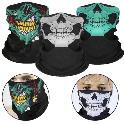 Masque d'Halloween squelette d'horreur masque de menton squelette Performance fête habiller masques CS réels