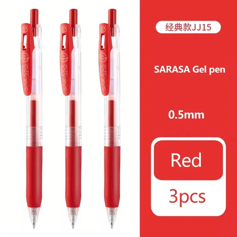 Stylos à encre Gel couleur zèbre JJ15  haute capacité rechargeable