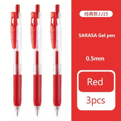 Stylos à encre Gel couleur zèbre JJ15  haute capacité rechargeable