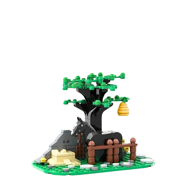 Blocs de construction de château médiéval MOC, cadeau d'architecture créative pour les amateurs