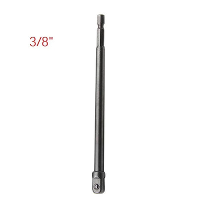 Adaptateur de douille de conversion à tige hexagonale 150mm 1/4, pour perceuse à percussion en clé, pilote, convertisseur carré, tige d'extension de Conversion d'embout, 1/3 pièces