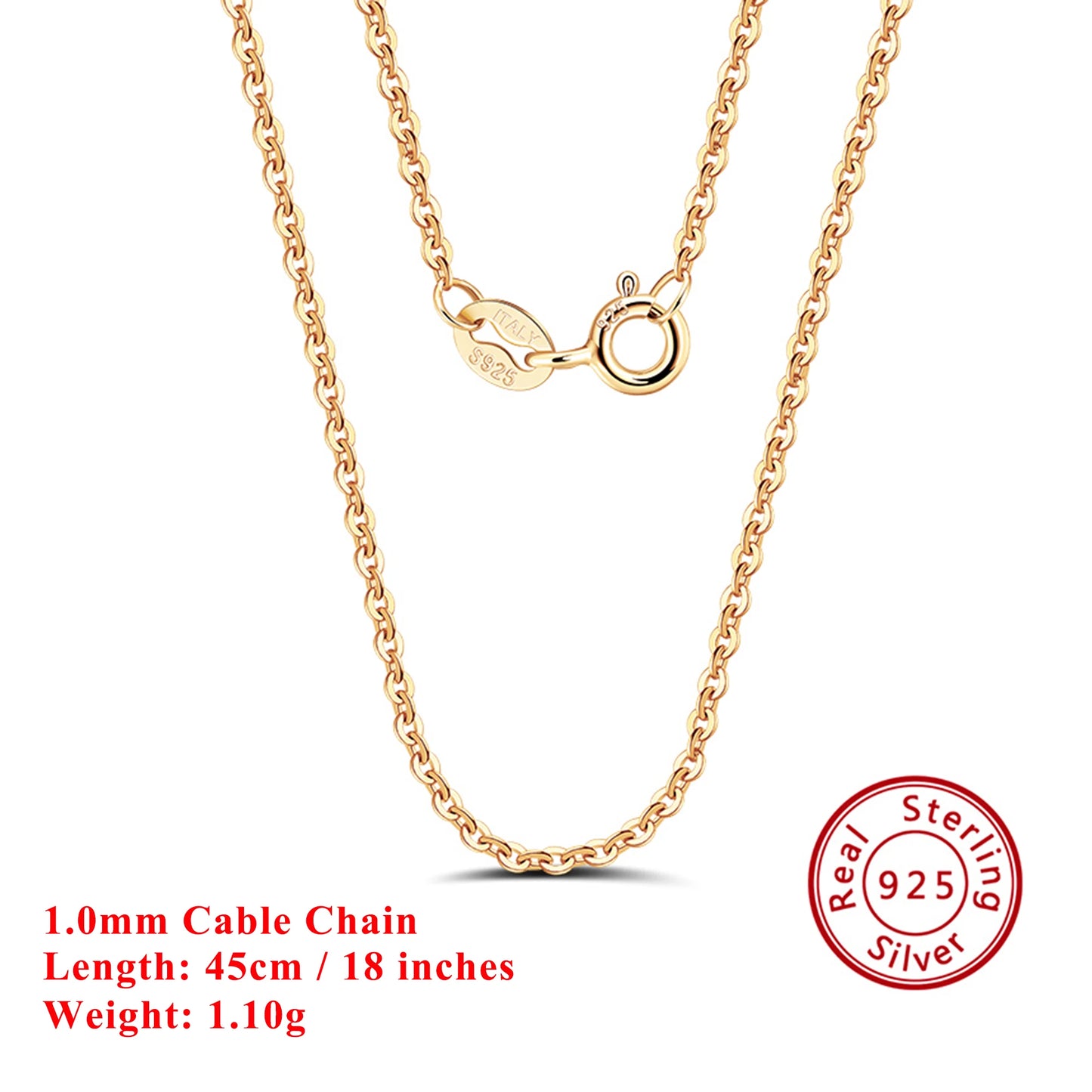 Effie Queen Chic 925 en argent Sterling chaîne de base ras du cou Simple collier bijoux exquis pour hommes et femmes tenue décontractée SC07