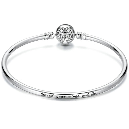 Luxe 100% argent Sterling 925 Original 3 Styles chaîne Bracelet Bracelet pour femmes ajustement bricolage breloque perle authentique bijoux fins cadeau