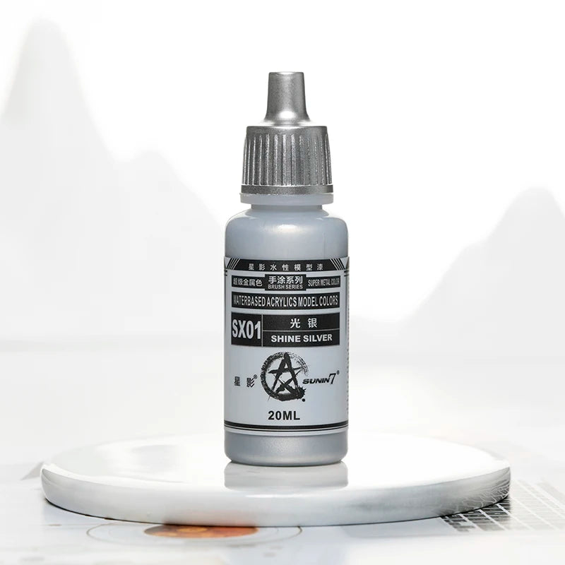 Pigment de peinture de document métallique, affaires militaires, jouets en argile faits à la main, modèle de revêtement à la main, coloration stylo SX01-SX024 revêtement Staline