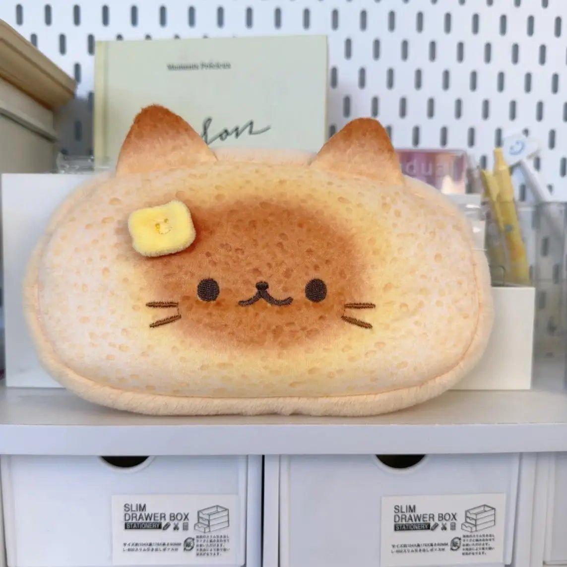 Trousse à crayons en peluche mignonne,