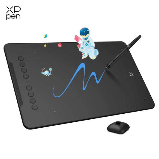 XPPen-Tablette de dessin numérique Deco01V3, 10 pouces