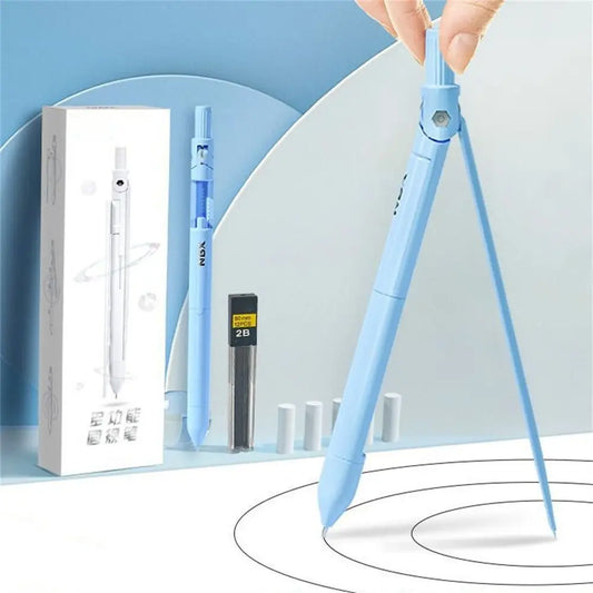 compas de haute précision, règle à crayon, gomme,