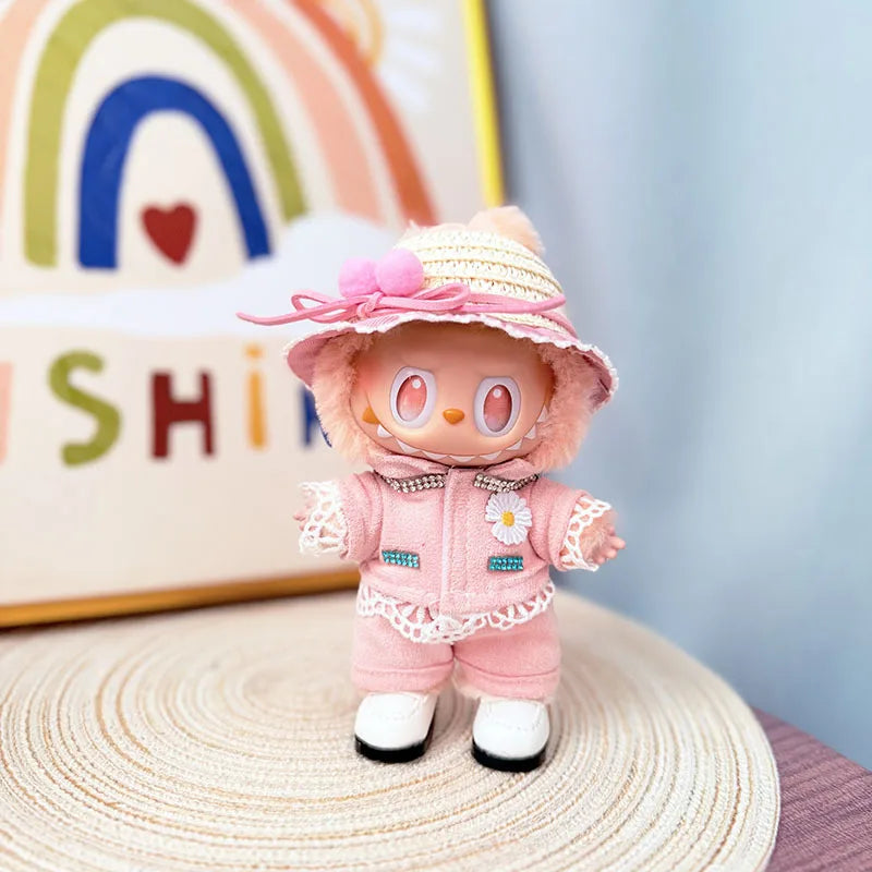 Labubu I II vêtements pendentif Labubu assis bébé vêtements mode costume accessoires mignons