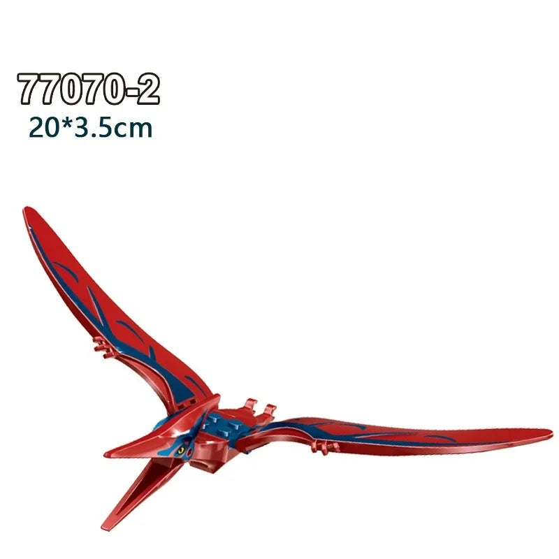 Mini bloc de construction jouet dinosaure jurassique Puzzle Animal tyrannosaure Rex ptérosaure bloc de construction jouet cadeau pour enfants