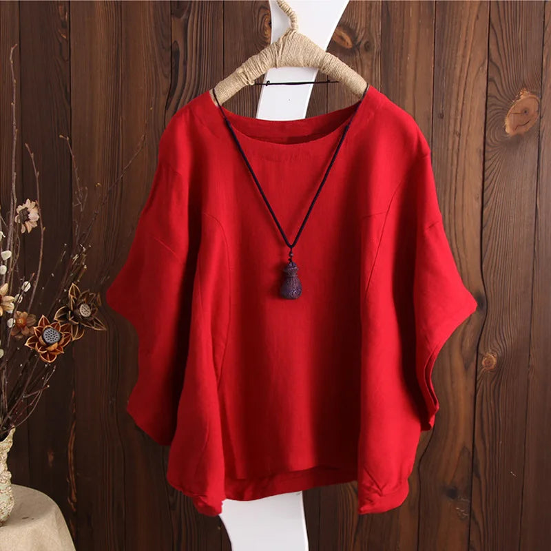 Harajuku Y2k haut Vintage vêtements T-Shirts coton lin Streetwear chemises décontractées pour femmes vêtements T-Shirts mode été