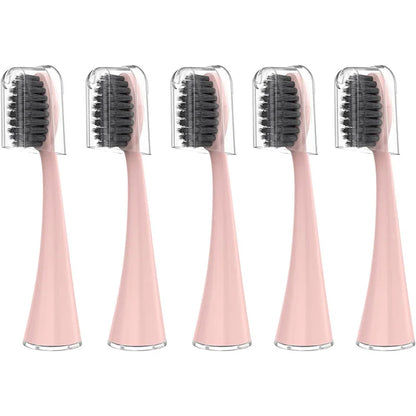 Têtes de brosse de rechange pour brosse à dents électrique sonique originale Burst Pro, recharge de poils de charbon de bois souple avec capuchon anti-poussière, 10 pièces