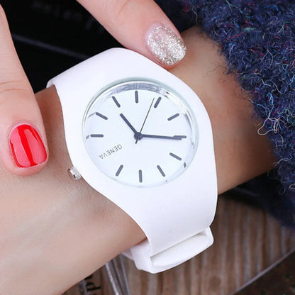 montres Ultra-mince mode bracelet en Silicone