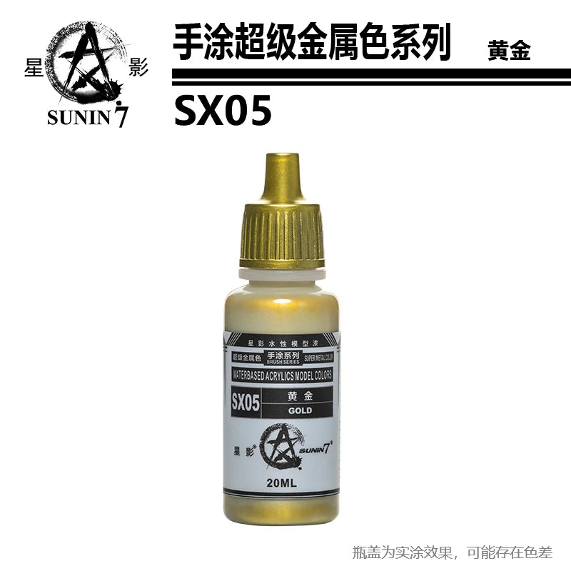 Pigment de peinture de document métallique, affaires militaires, jouets en argile faits à la main, modèle de revêtement à la main, coloration stylo SX01-SX024 revêtement Staline