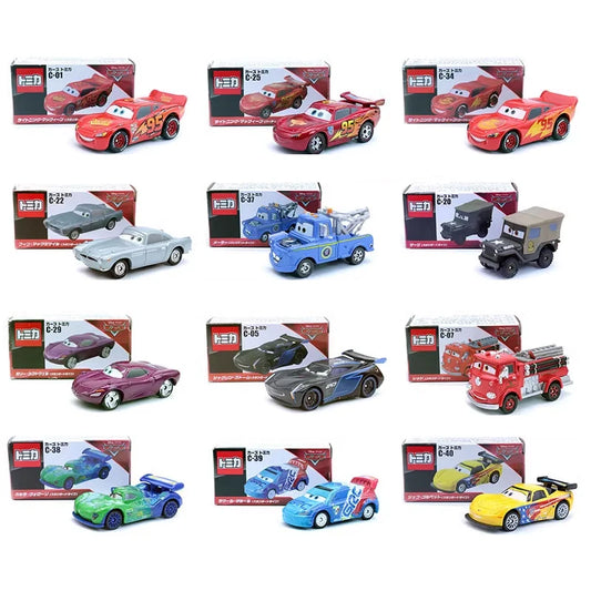 Tomy Tomica-Modèle de véhicule édition spéciale pour garçons, jouets moulés sous pression, voiture Tokyo, McQueen, Mater, Finn, McMissile, cadeau de collection, 1/64