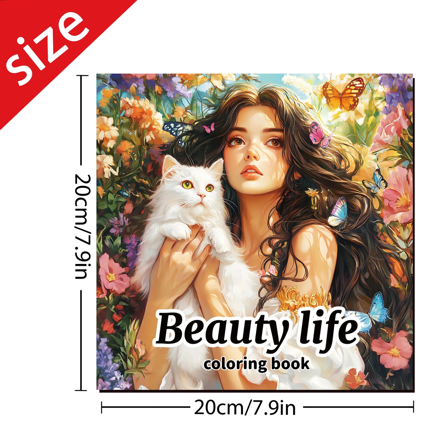 Livre d'images pour adultes: 30 Pages, livre de coloriage de beauté et de vie pour enfants, peinture Graffiti à la main, dessin artistique, cadeau Parent-enfant