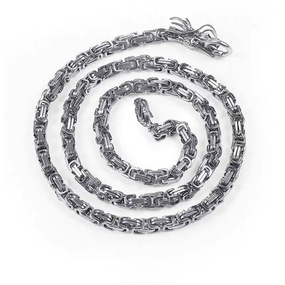 EDC-Collier en acier au titane pour homme, fouet d'autodéfense, bracelets en forme de tête de dragon, gadgets pour garçon, cadeaux sympas, mode