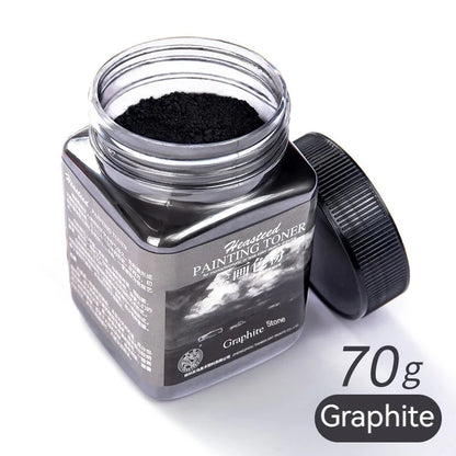 Poudre de charbon de bois 2,4 ultra douce pour croquis, toner de croquis, support sec, pastels d'artiste, dessin, fournitures d'art, 7 couleurs