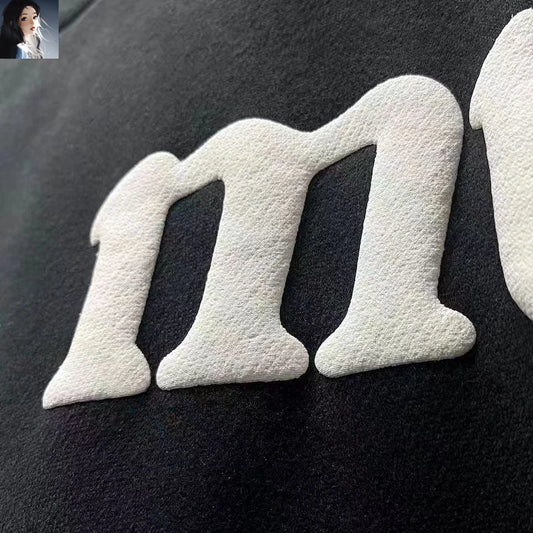 Sweat à capuche Kanye West pour hommes et femmes, pulls en mousse, impression bouffante, Ye ista Be Born Again, logo noir At Fit, CPFM, PVD, Y2K, 1:1