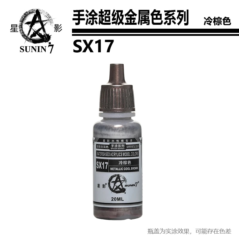 Pigment de peinture de document métallique, affaires militaires, jouets en argile faits à la main, modèle de revêtement à la main, coloration stylo SX01-SX024 revêtement Staline