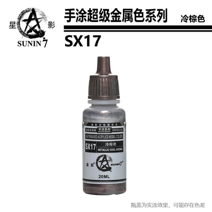 Pigment de peinture de document métallique, affaires militaires, jouets en argile faits à la main, modèle de revêtement à la main, coloration stylo SX01-SX024 revêtement Staline