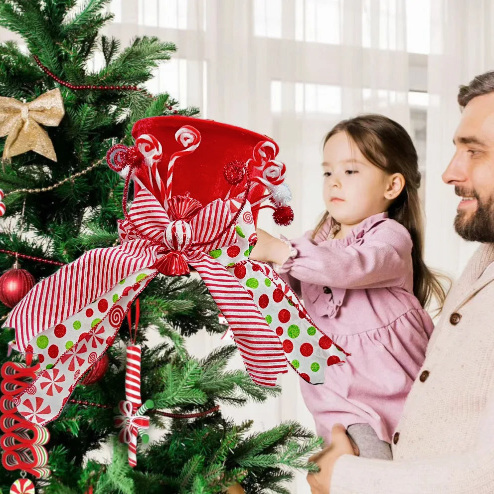Décoration de vacances rouge pour célébration de noël, grand centre de table de vacances, matériau en tissu robuste pour Table de vacances