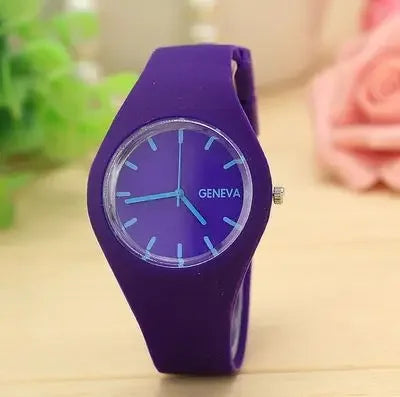 montres Ultra-mince mode bracelet en Silicone