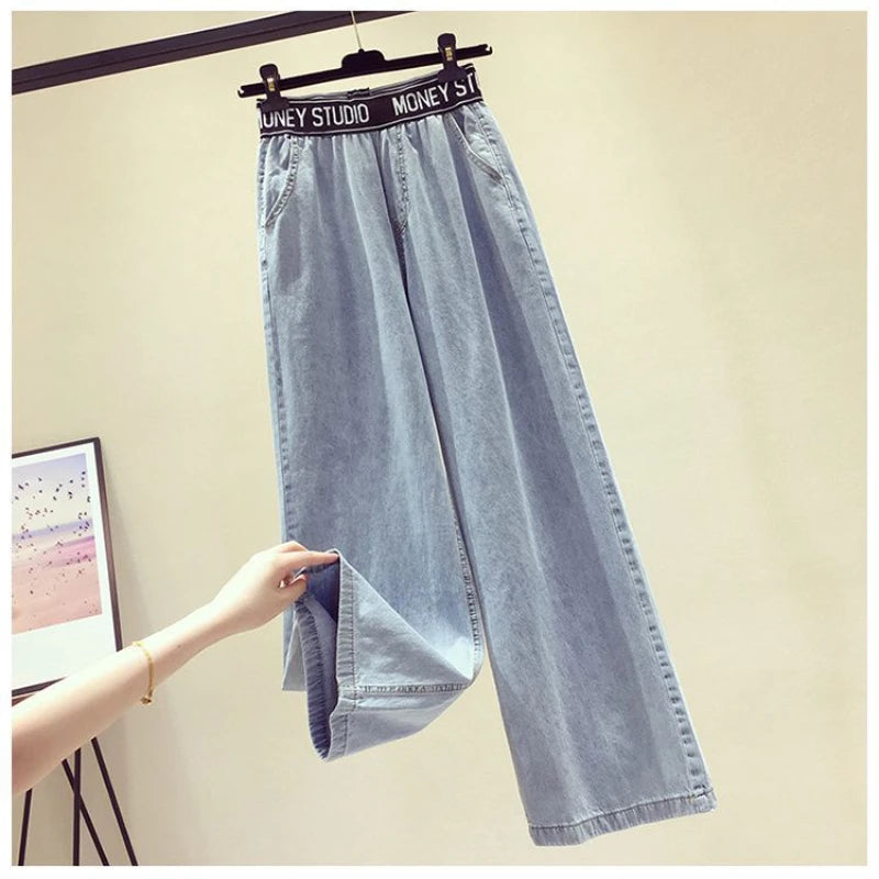 Ensemble deux pièces en jean slim pour femmes, tenues pour femmes, olympiques pantalons, vêtements d'été, 2022