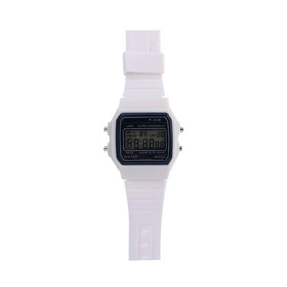 Montre numérique LED pour hommes, montre-bracelet Vintage en Silicone, horloge électronique