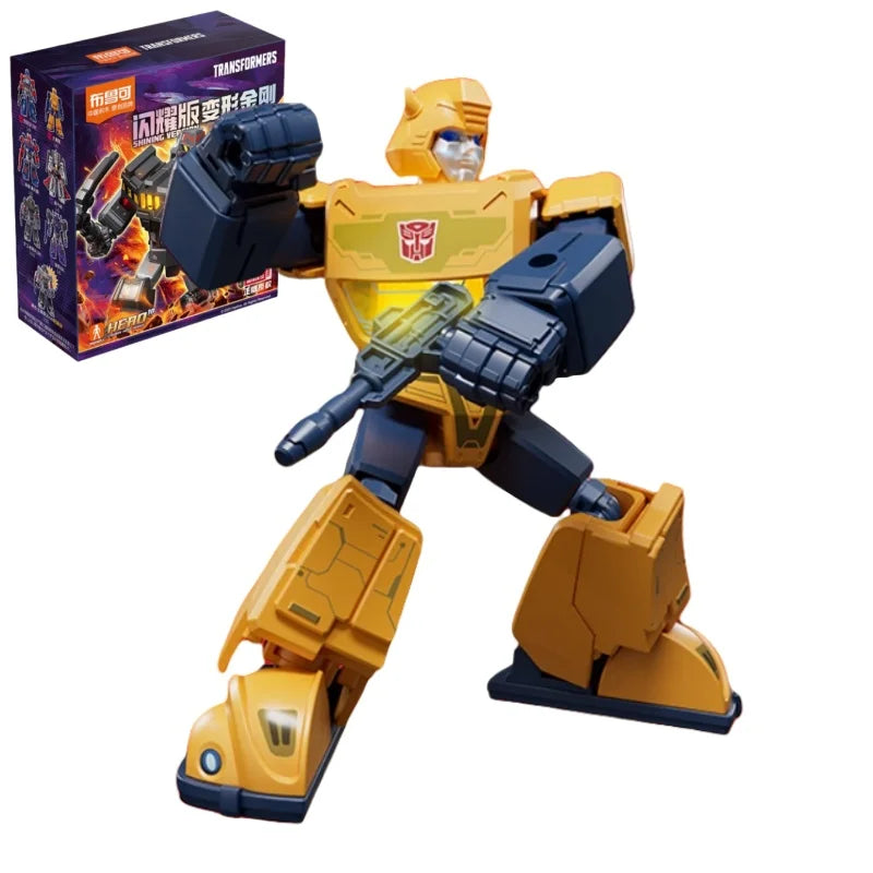 BLOKEES transformateurs VERSION brillante 3 blocs de construction mineur Megatron Tarn assembler Robot jouets modèle ornements mobiles cadeaux