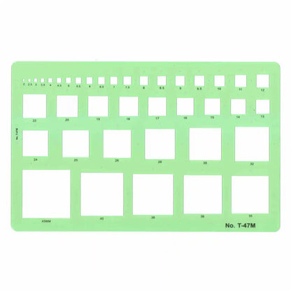 Kit de règle pochoirs