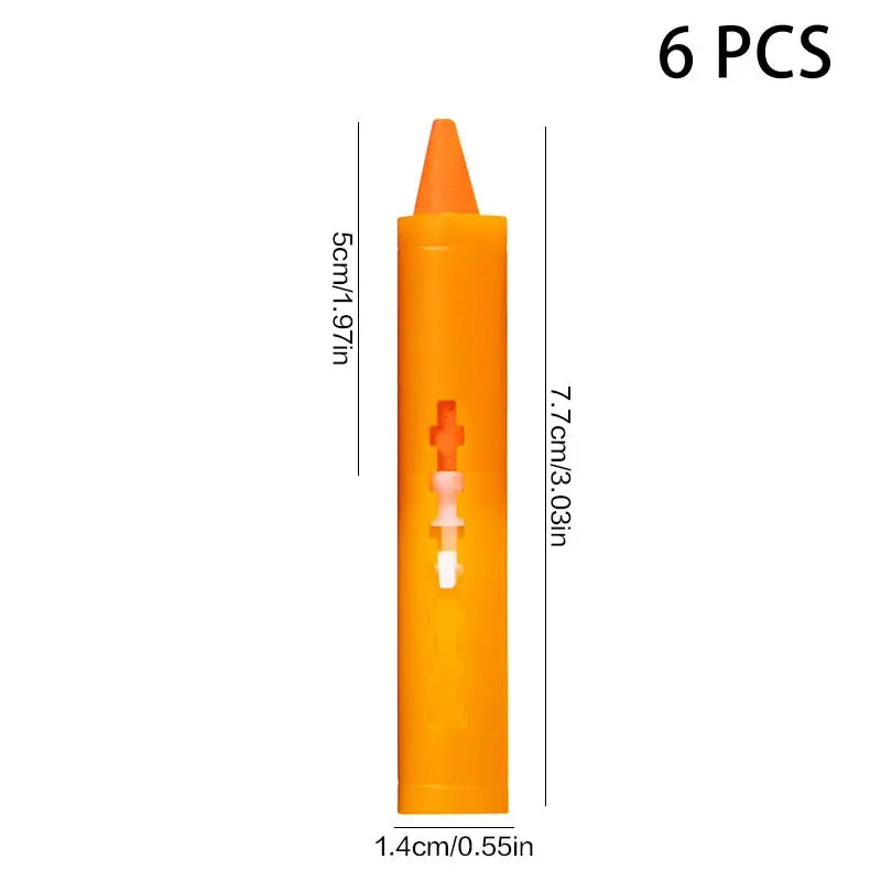 Crayons de bain lavables, 6 pièces, dessin coloré dans la baignoire, faciles à nettoyer, jouet artistique amusant pour enfants, Graffiti, Crayon de salle de bain