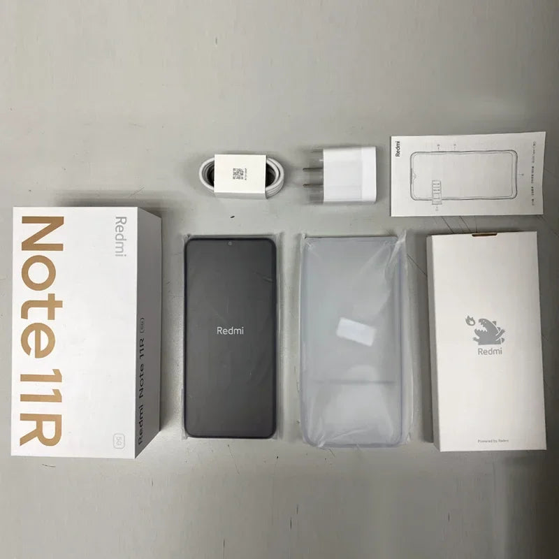 Global Rom Xiaomi Redmi Note 11R 4/6/8GB + 128GB MTK700 5000mAh 5G Smartphone 90 Hz 6.58 "FHD + 13MP Bluetooth 5.1 téléphones mobiles