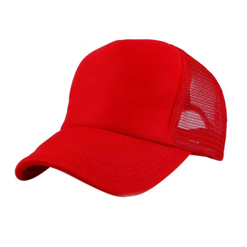 Casquettes décontractées pour enfants garçons et filles casquette de baseball enfants casquettes de soleil respirant demi-maille toutes saisons unisexe réglable chapeau de camionneur